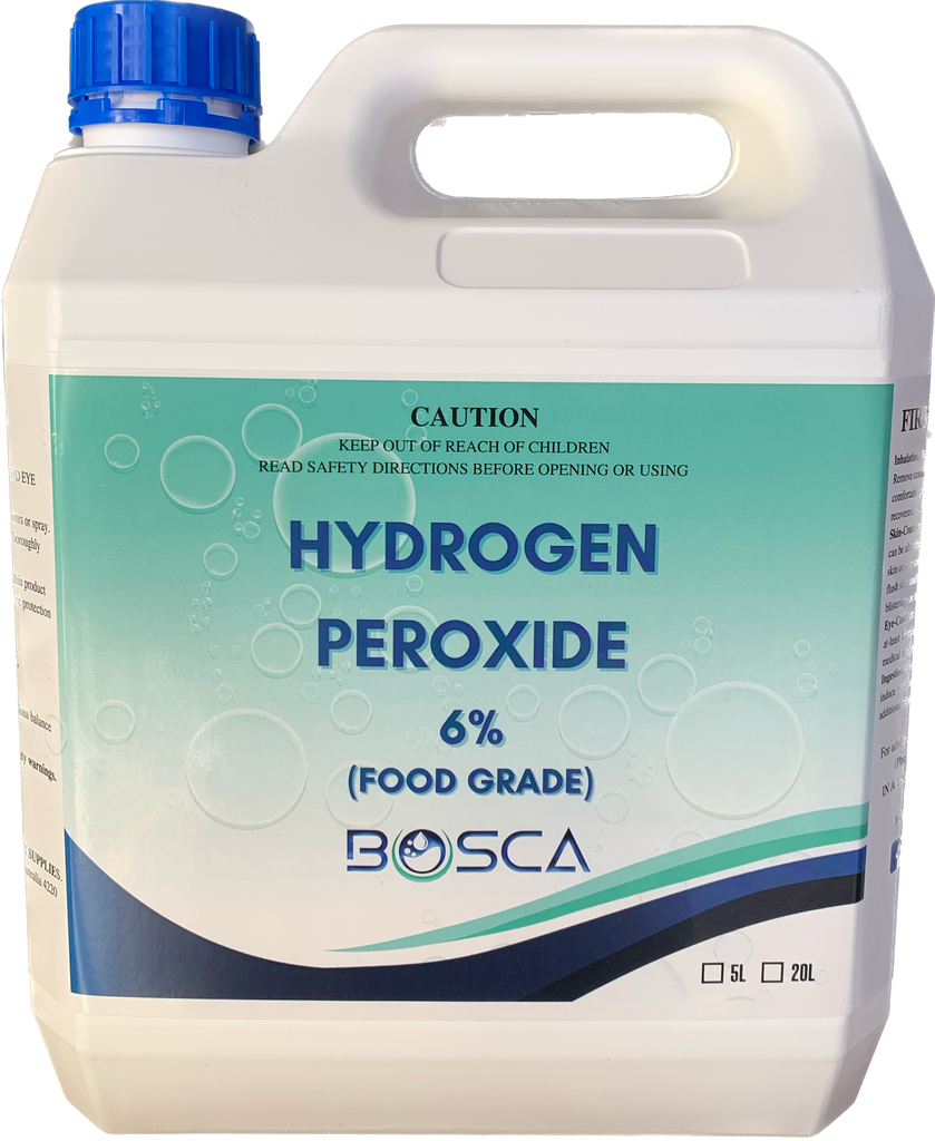 6% Food Grade Hydrogen peroxide H2O2 Disinfectant All Purpose Cleaner 4L