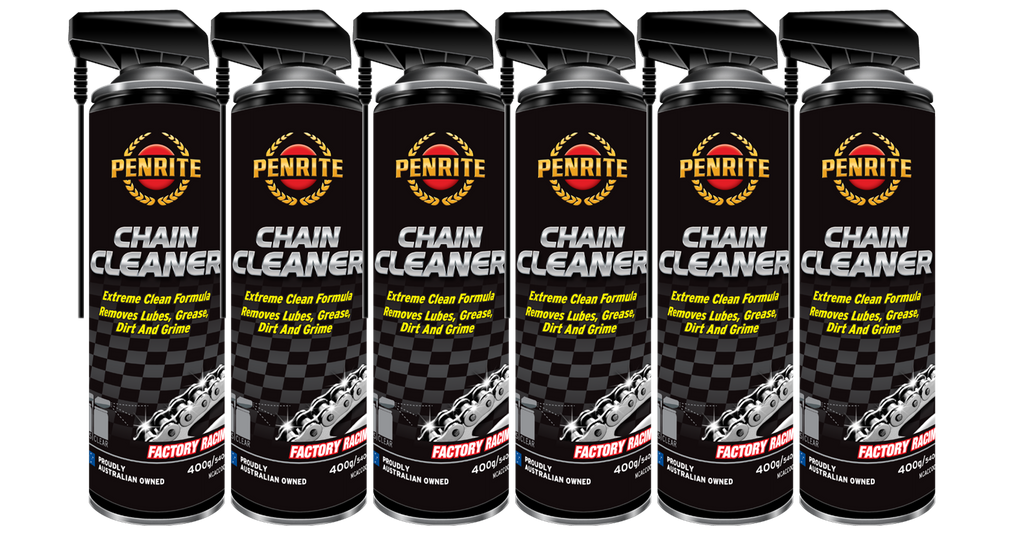 6 X Penrite Super Strength 10 Tenths Chain Cleaner 400ml - MCACC0004 (Box)