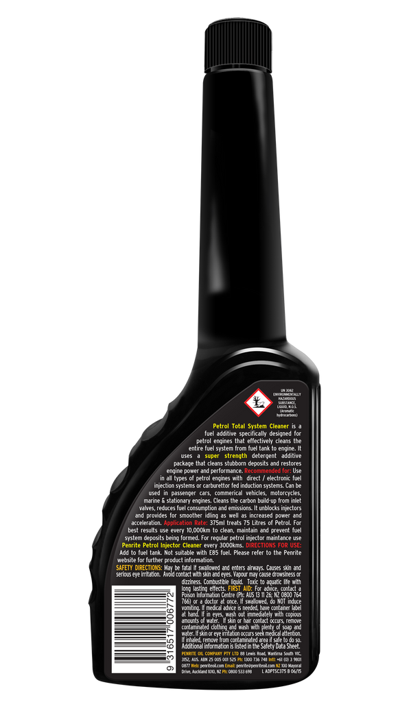 Penrite Petrol Total Fuel System Cleaner 375mL - ADPTSC375