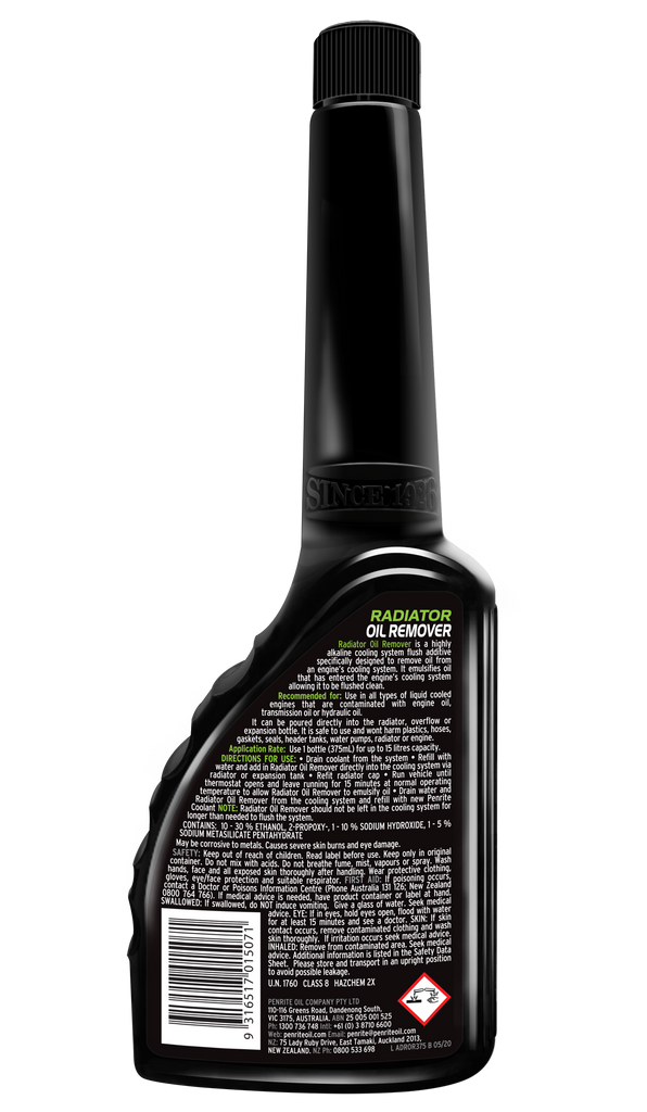 Penrite Radiator Oil Remover 375ml - ADROR375