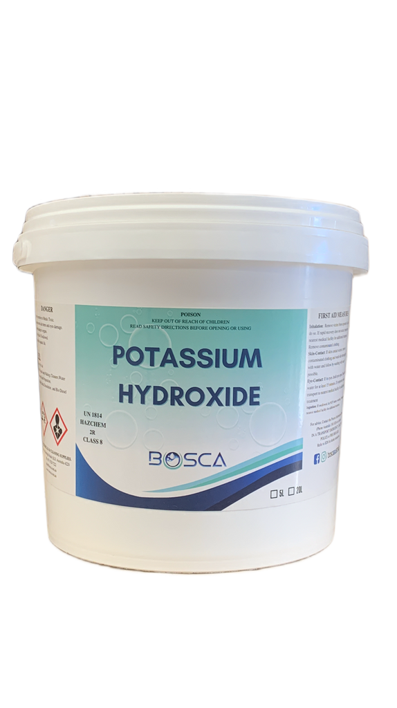 Potassium Hydroxide Caustic Potash Flakes  (KOH) 4Kg