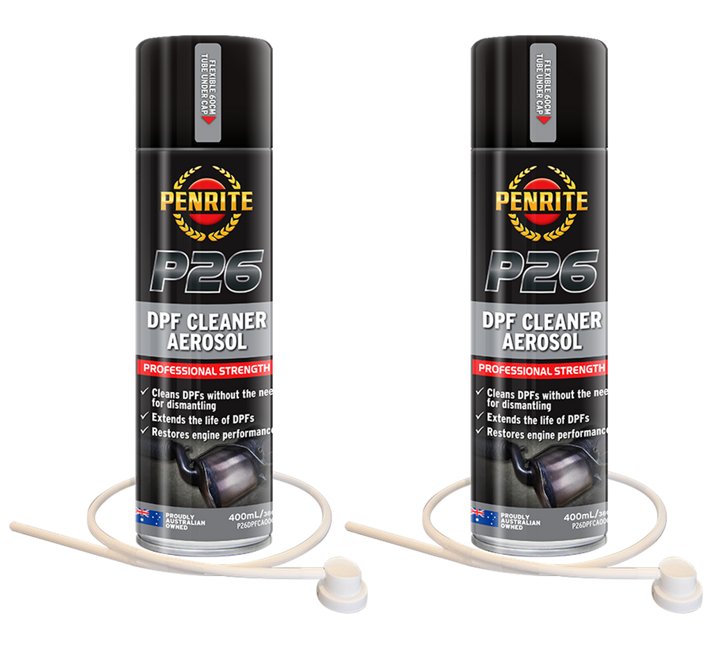 2 x Penrite P26 DPF Cleaner 400ml P26DPFCA0004 (Twin Pack)