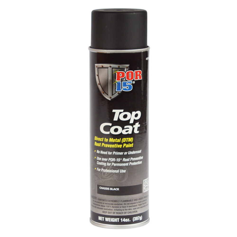 POR-15 Top Coat Chassis Black Aerosol 397G - POR45918