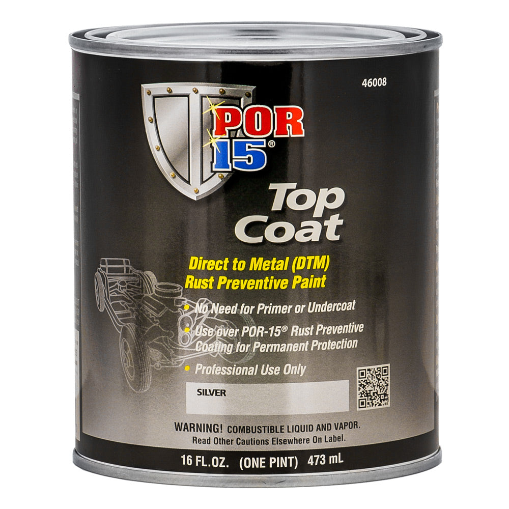 POR-15 Top Coat Silver 473 ML - POR46008