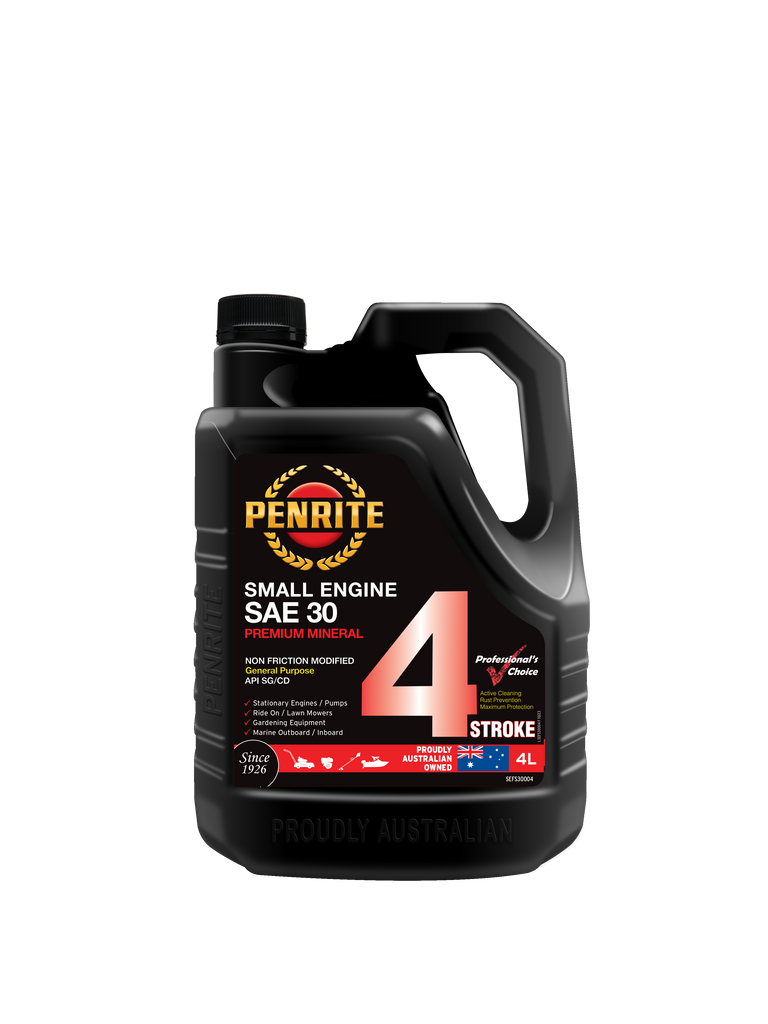 Penrite Small Engine 4 Stroke Oil SAE 30 4L - SEFS30004
