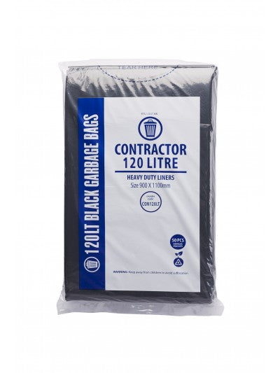 black contractor garbage bags