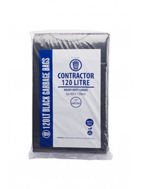 black contractor garbage bags