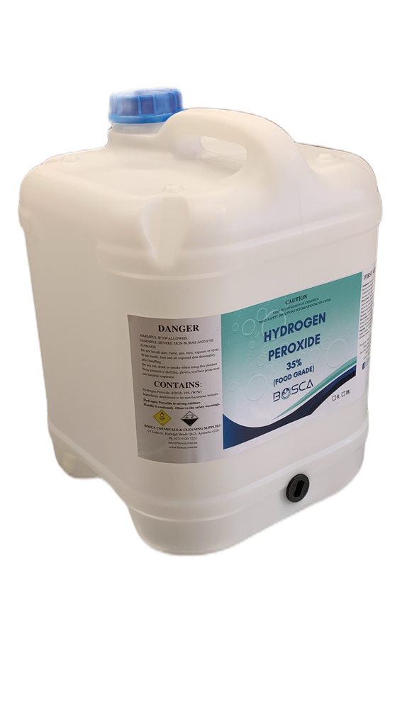 35 Percent Hydrogen Peroxide (H2O2) Food Grade 20L