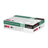 Bastion Vinyl Gloves Powder Free Large Clear 1000 Pcs (10 X 100pcs)