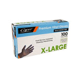 Capri Vinyl Powder free Extra Large Blue Gloves C-GV0017