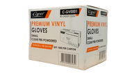 Capri Vinyl Powdred Small Clear Gloves 1000 Pcs - Bosca Chemicals