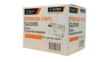 Capri Premium Vinyl Gloves Pre Powdered Small Clear 1000 Pcs (10 X 100pcs) - C-GV0001