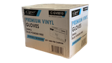 Capri Premium Vinyl Blue Gloves Powder Free Small 1000 Pcs (10 x 100pcs) C-GV0010