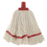 Sabco Professional 350g Premium Grade Microfibre Round Mop Head Red