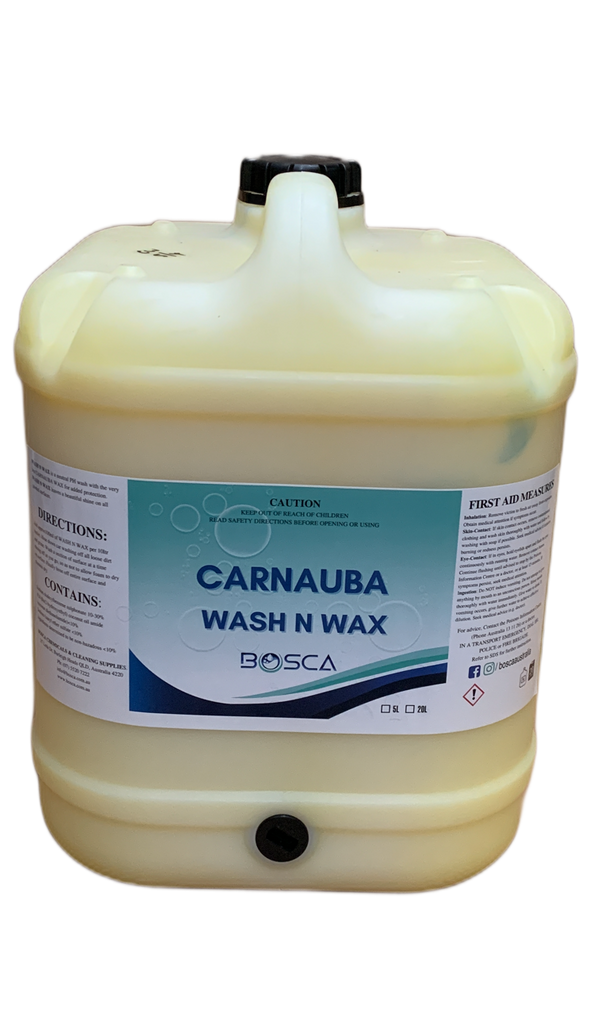 Bosca Carnuba Wash and Wax ( Car Shampoo) 20 Ltr