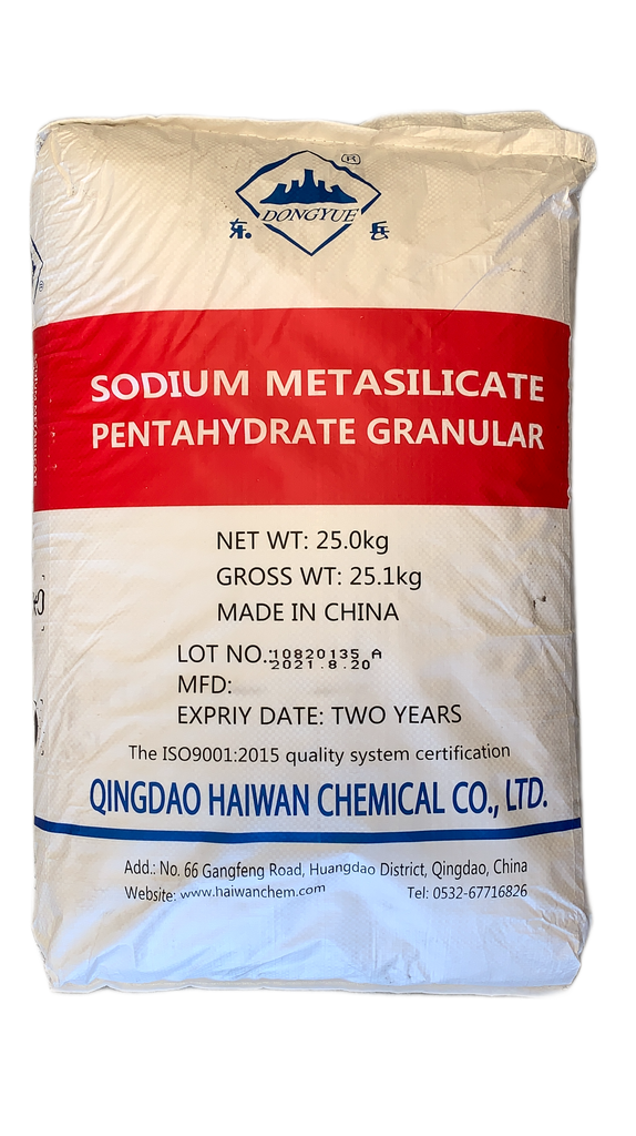Sodium Metasilicate Pentahydrate 25Kg - Bosca Chemicals