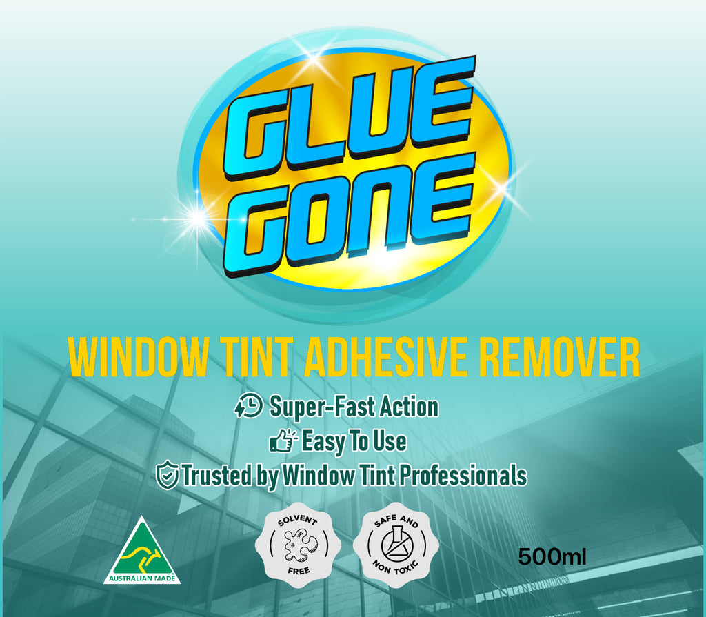GLUE GONE - Window Tint Adhesive Remover 500ml Spray Bottle