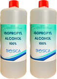 2 x 100% Isopropyl Alcohol Isopropanol Rubbing Alcohol 1L (Twin Pack)