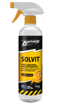 Lightning Solvit Citrus Clean 500ml - Natural Adhesive Remover - 260C