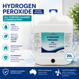 6% Hydrogen peroxide H2O2 Disinfectant 20L - Food Grade