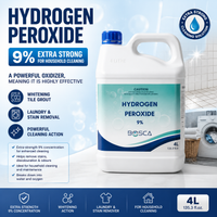 9% Hydrogen peroxide H2O2 Disinfectant All Purpose Cleaner 4L - Free Shipping!!