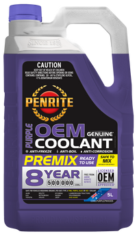 Penrite Purple OEM Genuine Coolant Premix 5L - COOLPURPLEPMX005
