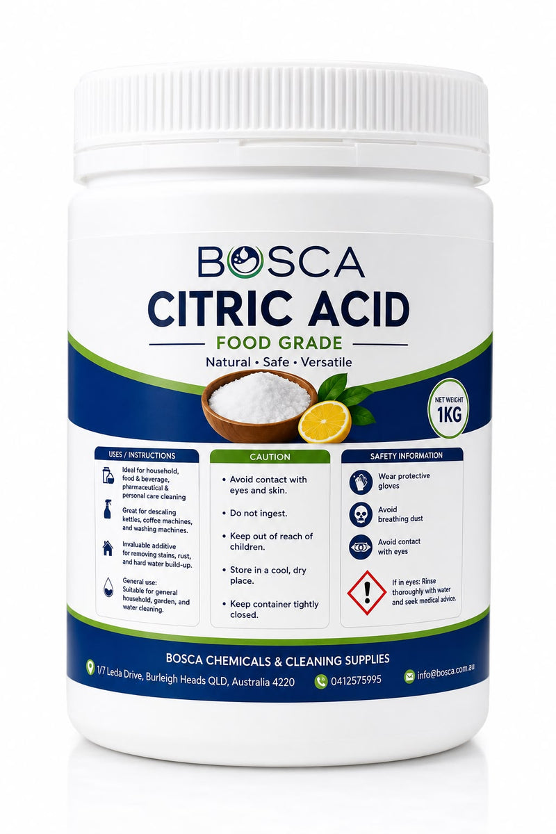 Bosca Citric Acid Powder Anhydrous Food Grade 1KG!