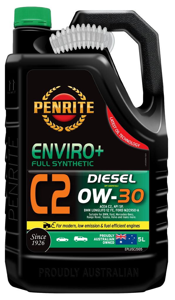 Penrite Enviro+ C2 0W-30 Engine Oil 5L - EPLUSC2005