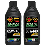 2 X Penrite Gear Oil 85W-140 (Mineral) 1L - GO85140001  (Twin Pack)