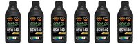 6 X Penrite Gear Oil 85W-140 (Mineral) 1L - GO85140001  (Box)