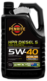 Penrite HPR Diesel 5 SAE 5W-40 Engine Oil 5L - HPRD5005