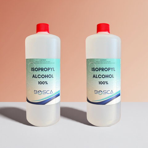 2 x 100% Isopropyl Alcohol Isopropanol Rubbing Alcohol 1L (Twin Pack)