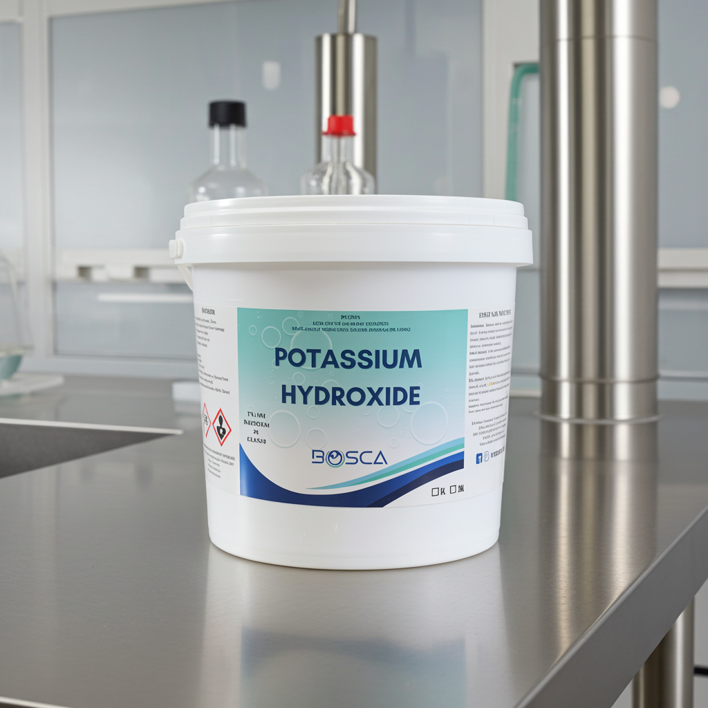 Pure Koh Potassium Hydroxide Caustic Potash Flakes (KOH) 4Kg