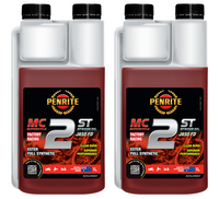 2 X Penrite MC-2ST Full Synthetic Two Stroke Oil - MC2FULLSYN001CP **Twin Pack**