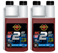 Penrite MC-2ST Semi Synthetic Two Stroke Oil - MC2SEMISYN001CP ** Twin Pack**