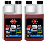 Penrite MC-2ST Semi Synthetic Two Stroke Oil - MC2SEMISYN001CP ** Twin Pack**