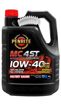 Penrite MC-4ST 10W-40 100% Pao & Ester 4L - MC410W40004