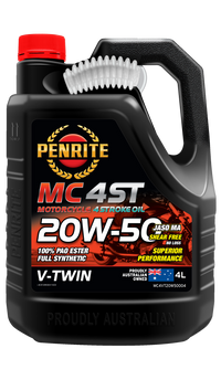 Penrite MC-4ST V Twin 20W-50 100% Pao & Ester 4L - MC4VT20W50004