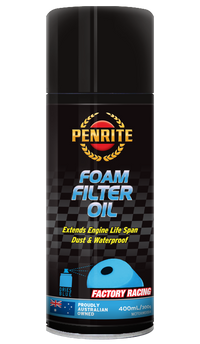 Penrite Foam Filter Oil Aerosol Spray Dust & Water Proof 400ml - MCFOAM0004