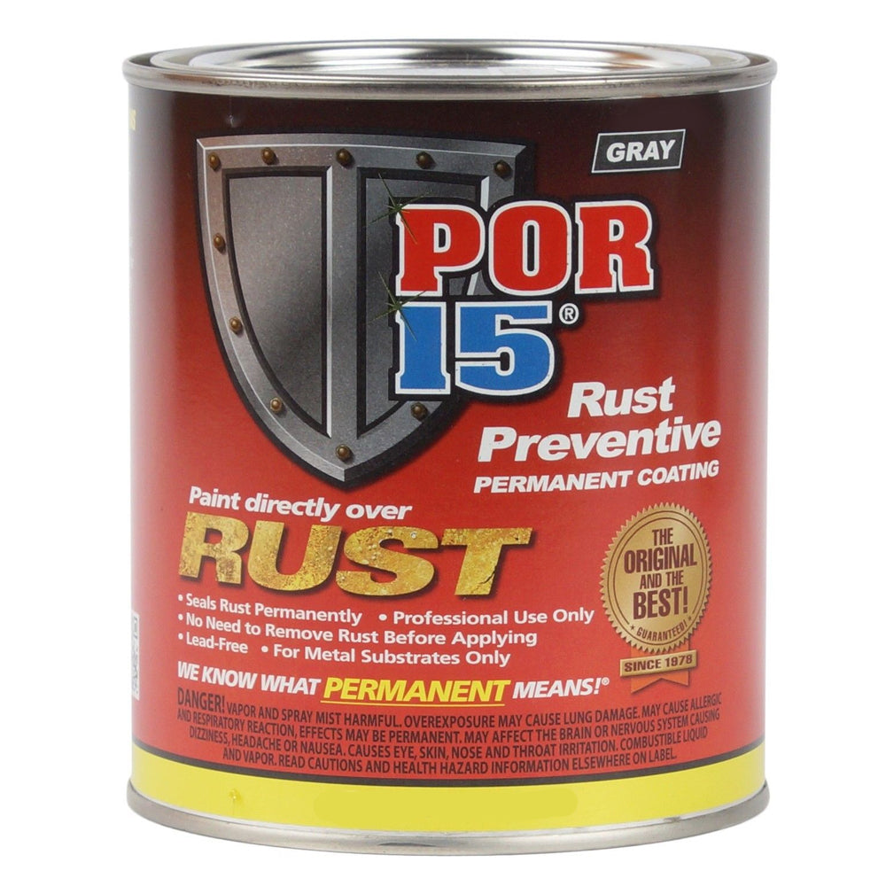 POR-15 Grey Rust Preventive Paint - 473 ML - POR45208