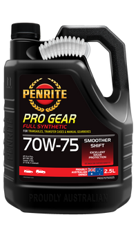 Penrite Pro Gear 70W-75 Gear Oil 2.5L - PROG70750025