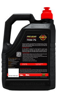 Penrite Pro Gear 70W-75 Gear Oil 2.5L - PROG70750025