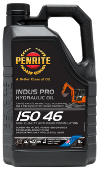 Penrite Indus Pro Hydraulic 46 ISO 46 Hydraulic Oil 5L - PROHYD46005