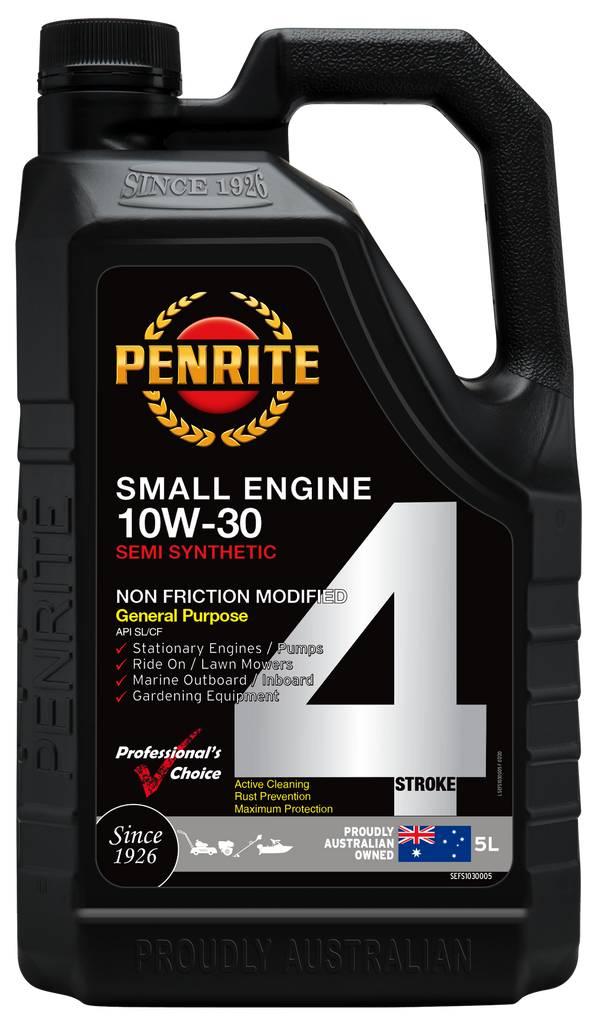 Penrite Small Engine 10W-30 4 Stroke Semi-Synthetic Engine Oil 5L - SEFS1030005
