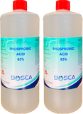2 x 85% Phosphoric Acid 1L - Food Grade Orthophosphoric Rust Remover (Twin Pack)