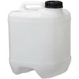 Plastic DG Jerry can 20L Natural Cube with cap