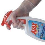 Bastion Powder Free Gloves Medium Clear 1000 Pcs (10 X 100 Pcs) - Bosca Chemicals & Cleaning Supplies