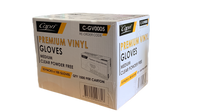 Capri Premium Vinyl Gloves Powder Free Medium Clear