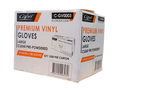 Capri Premium Vinyl Gloves Pre Powdered Large Clear 1000 Pcs (10 X 100pcs) C-GV0003