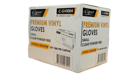 Capri Vinyl Powder Free gloves Small Clear 1000 Pcs - Bosca Chemicals